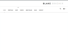 Tablet Screenshot of blakebrasher.org